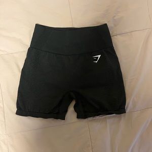 Black vital seamless shorts